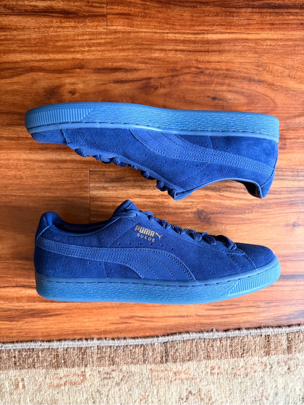 Puma Suede Classic “Mono Gold” Men’s Sneakers - Elektro Blue